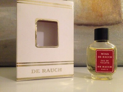 Seltene Parfum Miniatur Sammlung Miss de Rauch Eau de Toilette Flakon voll 
