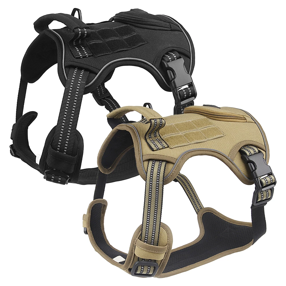 Dog Harness Soft Dog Chest Plate Harness Reusable Chest Back Assist Dog Carriers