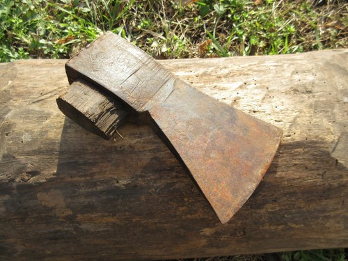 VTG OLD RARE GERMAN CROWN C.H. HELKO WERK AXE HEAD TOMAHAWK HIKING HATCHET TOOL - Picture 2 of 10