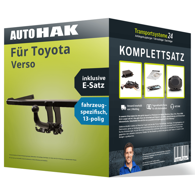 Anhängerkupplung abnehmbar für TOYOTA Verso +E-Satz Kit NEU AHK Anhängerkupplung abnehmbar für TOYOTA Verso +E-Satz Kit NEU AHK