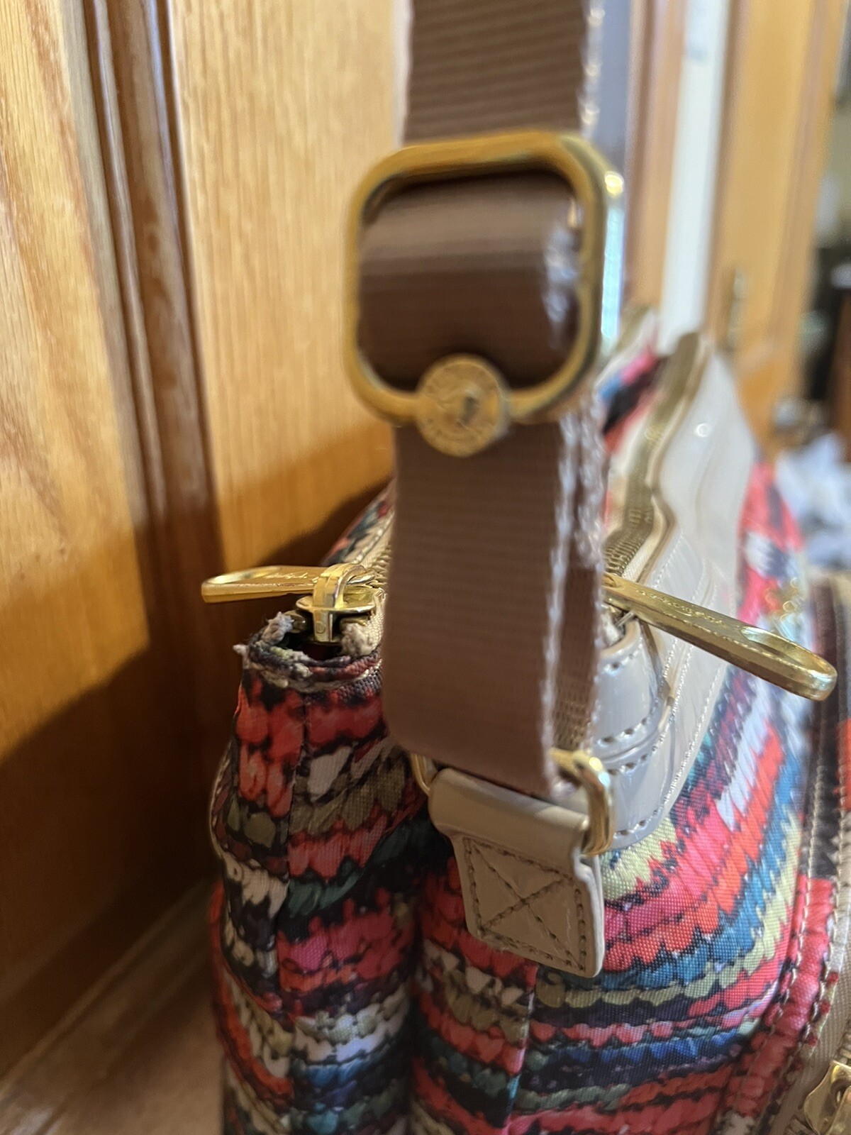 Kipling Multicolor 3 Compartment Crossbody Purse/… - image 13