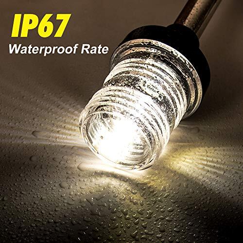 Blanco LED Plegable Barco Luz Poca Barco Luz de Ancla para Pontón Barco de Pesca - Imagen 6 de 7