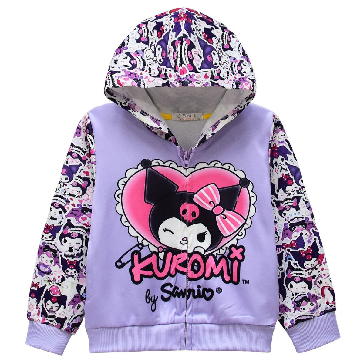 Kurumi/ニリロータンSWEAT HOODIE パーカー Kuromi Lolita Lace 3D Ear Girls Hoodie | Hot Topic