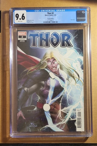Thor #2 CGC 9.6 In-Hyuk Lee Variant Key 1st Cameo App of Black Winter 2020 Cates