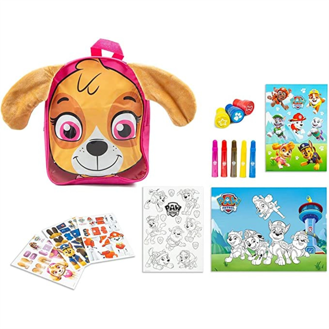 Paw Patrol Skye Activity Backpack Kids Activity Packs Stationery Sticker Book
