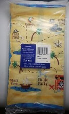 Pirate Birthday Party Tablecover Pirates Treasure Paper 54 x 102 Brand New
