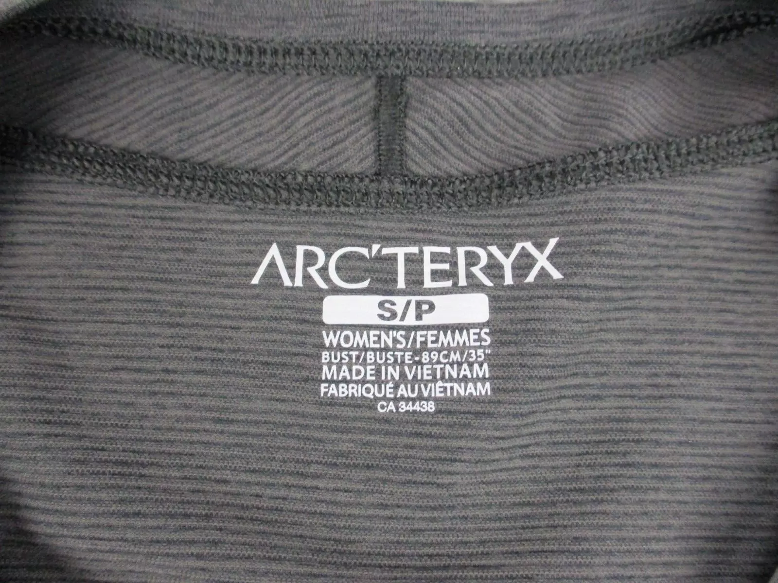 arcteryx athletic cap sleeves lightweight shirt
