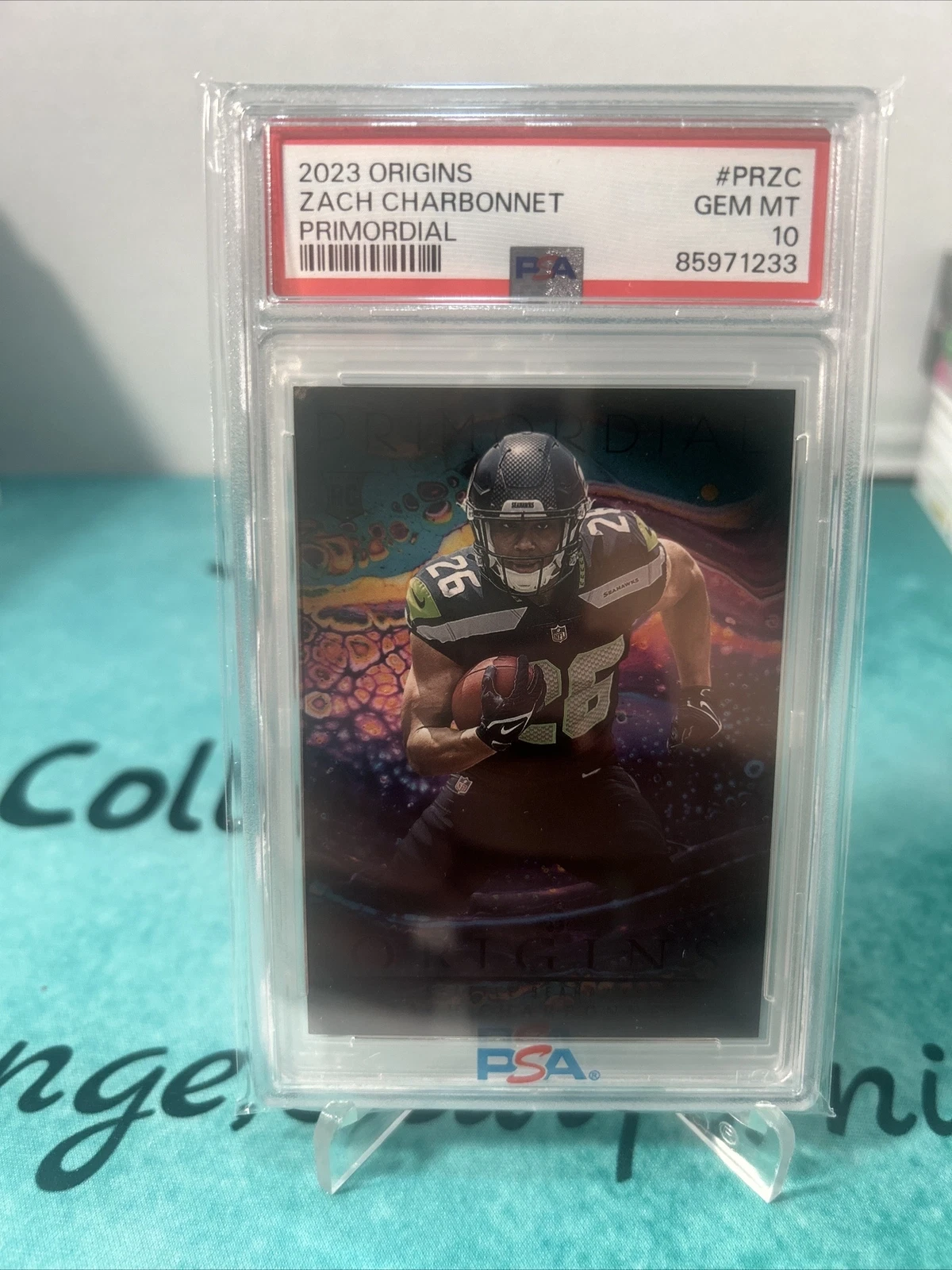 Zach Charbonnet Panini Origins Primordial #PRZC Base