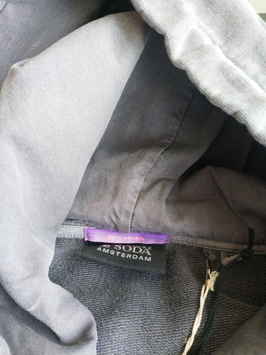 Scotch &Soda 167221 Graphite Men's Garment dyed Hoodie Longsleeve Amsterdam , M - Picture 7 of 24