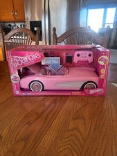 Mattel Hot Wheels Collectible Barbie Movie RC Corvette     