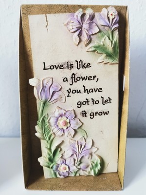 Arts in Stone Bild Love Flowers Iris Van Engelen 15cm