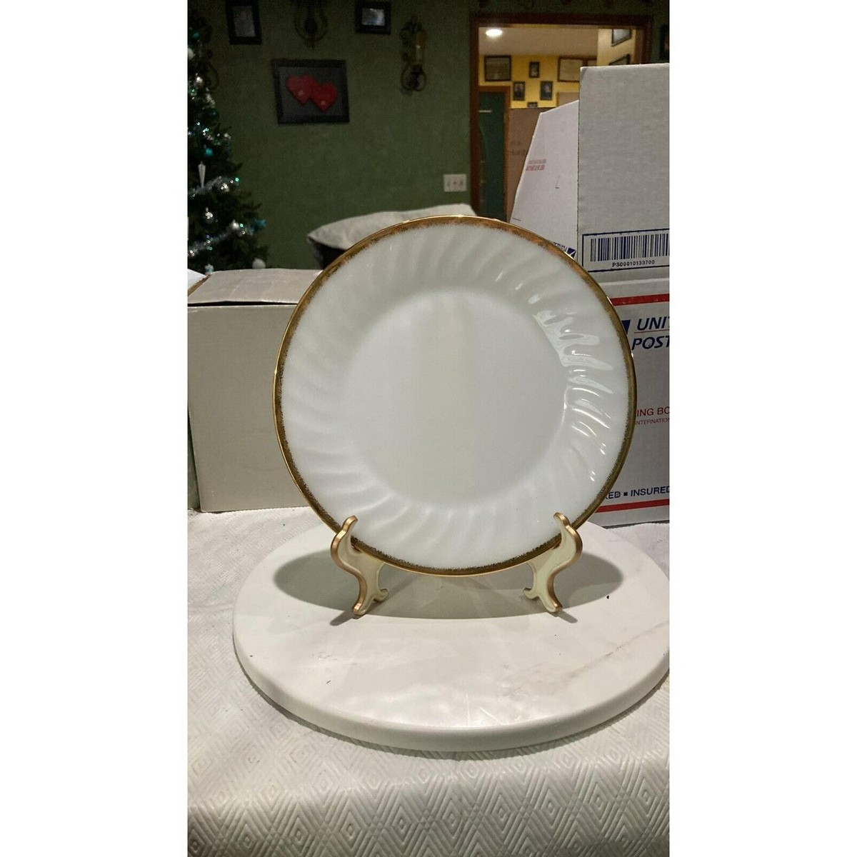 ANCHOR HOCKING Fire king 22k ソーサーボウルセット USA