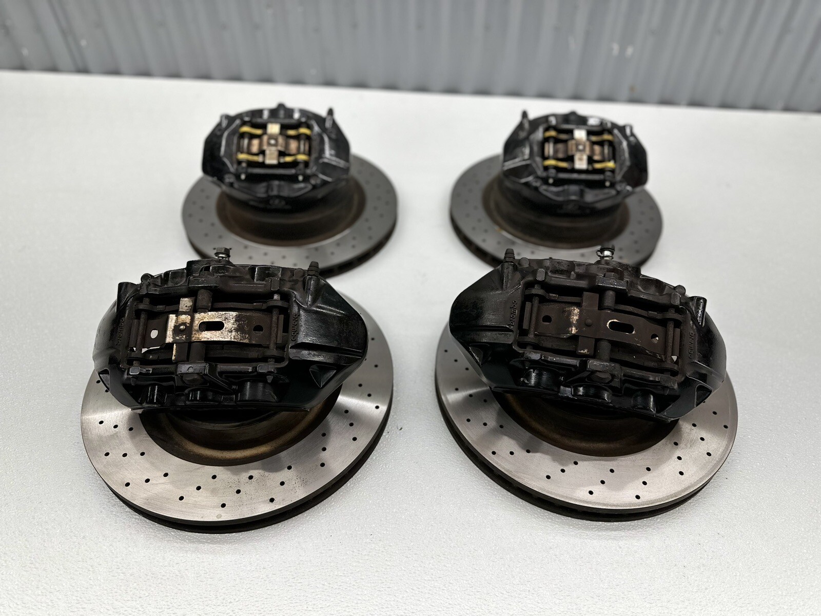 0814 Lexus ISF OEM Front And Rear Brake Calipers Full Set With Rotors Brembo eBay