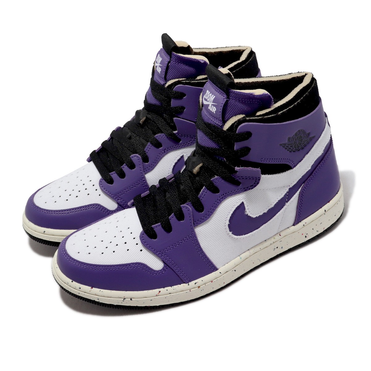 Nike Air Jordan 1 Zoom Air CMFT Crater Purple Men AJ1 Casual Shoes 