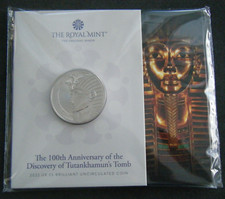 2022 BU £5 Coin Pack Tutankhamun