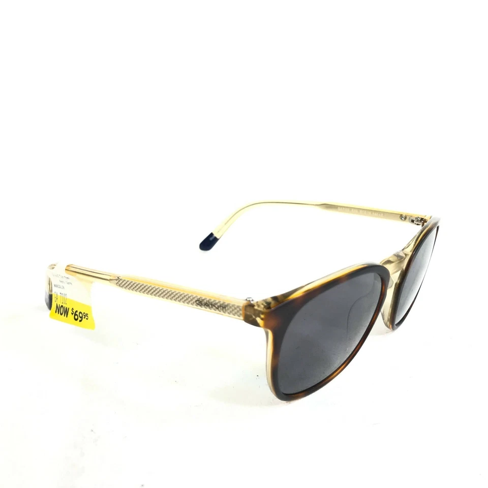 Gafas de sol GANT GA7102 55N marrón amarillo tortuga cuadradas con lentes negras 140 Foto 2 de 4