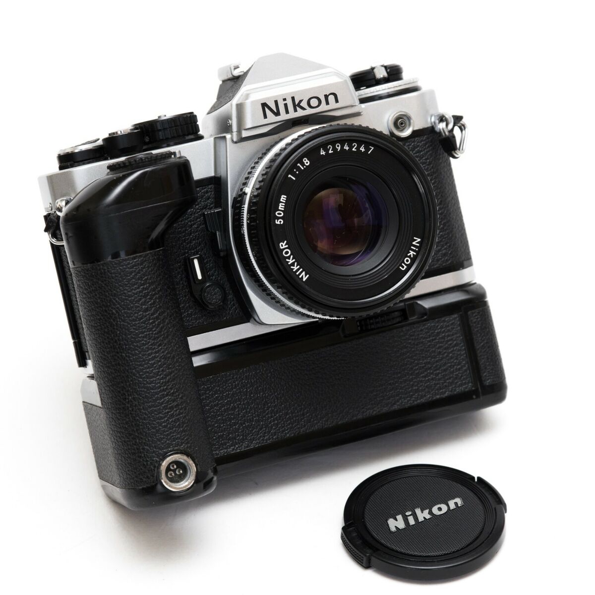 TESTED* Nikon MD-11 Motor Drive Winder Grip FA FE FE2 FM FM2