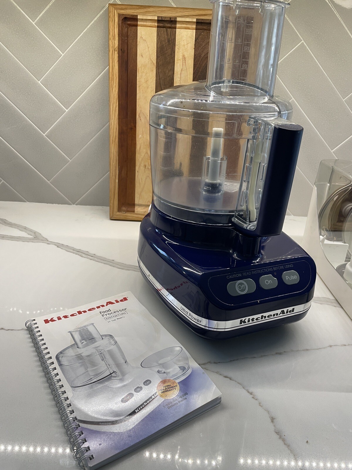 KitchenAid UltraPower 11 Cup Food Processor KFP600BU w/Attachments