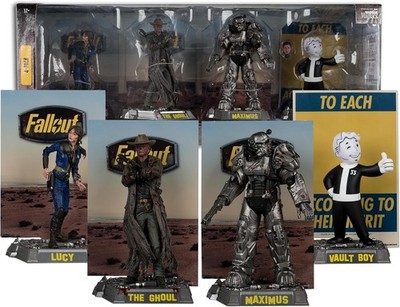 - Fallout Lucy, Maximus, the Ghoul & Vault Boy 6In Posed Figures 4Pk