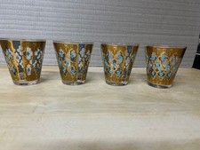 Set of 4 vintage Culver Glass cocktail glasses. New condition