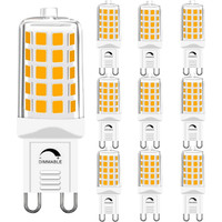 G9 Led Lampe Warmweiß 2700K Dimmbar 10Er Set 4W 450 Lumen Energiesparend