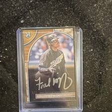 Topps 2025 Museum Collection Fred McGriff #FMA-FM Framed Auto /5 Devil Rays
