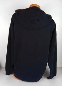 Victoria's Secret VS PINK Pullover Hoodie Leopard Logo Black Small S