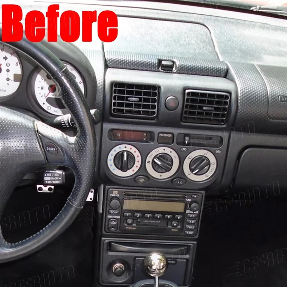 Rádio estéreo para carro WIFI 2+64GB para Toyota MR2 Spyder 2000-2005 CarPlay Android 15 - Imagem 2 de 4