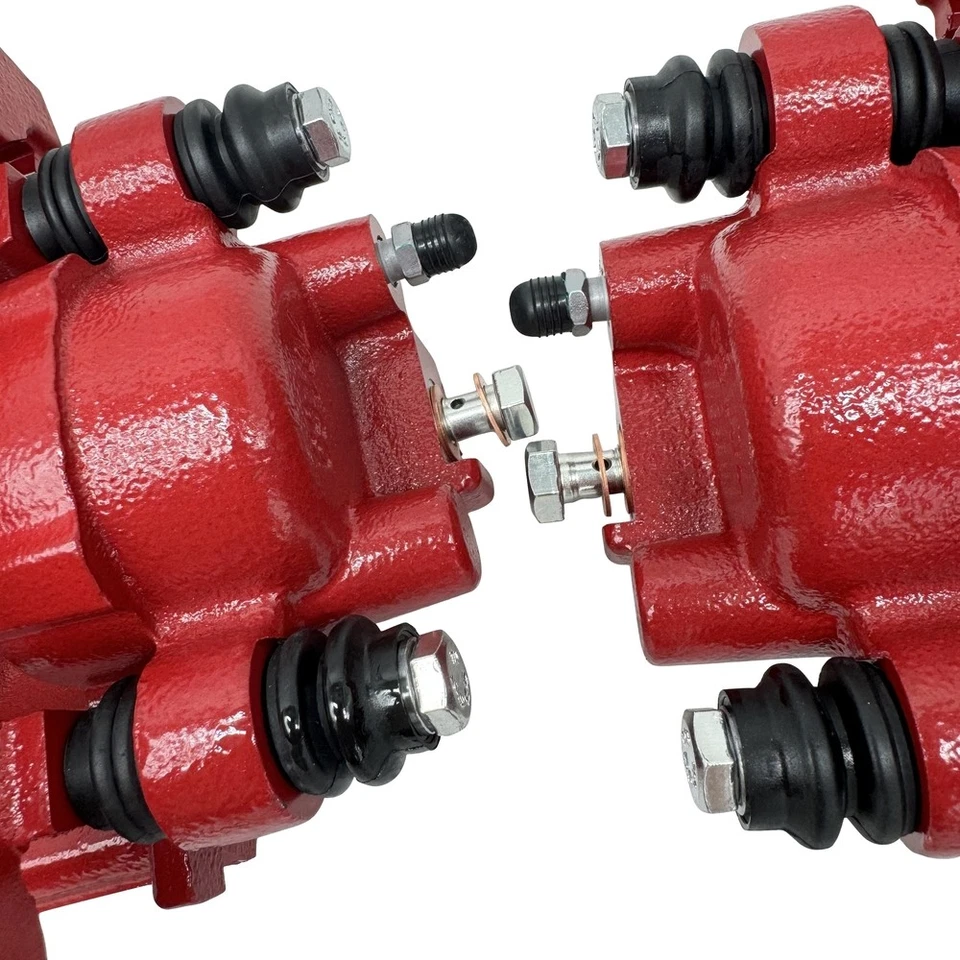 For 2002 - 2023 Dodge Ram 1500 Classic Durango 2Pcs Red Rear Disc Brake Calipers Foto 3 de 4