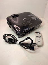 Epson EX5200 3LCD Projector HDMI VGA w/ Remote Tested Working Crack in Case