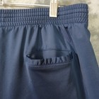 UNDER ARMOUR PANTS WOMENS LARGE BLUE RELAXED STRETCH ANKLE ZIP ATHLETIC