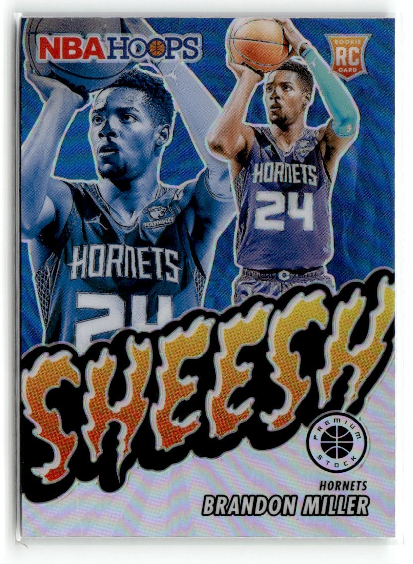 2023-24 Hoops Premium Stock #25 Brandon Miller Sheesh Silver Prizm