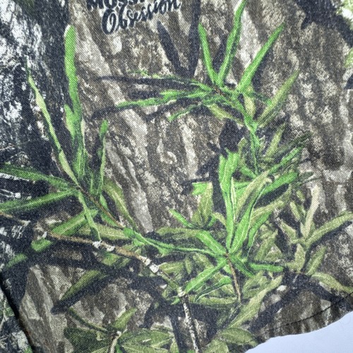 FieldStaff Mossy Oak National Wild Turkey Federation button up shirt Hunting VTG - Picture 10 of 16