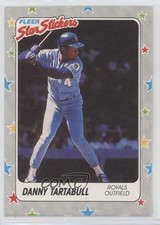 1988 Fleer Star Stickers Danny Tartabull #34 te2