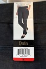 NWT Dalia Pull On Built In Tummy Control Panel Navy Combo Pants, 29" Inseam Sz M — photo 2