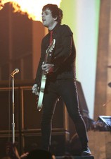 Billie Joe Armstrong of Green Day performs American Idiot 2005 Old Photo 4