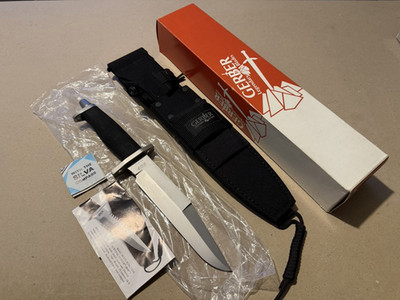 Gerber Knife BMF Basic Multi-Function Survival System Sheath & Box VTG Vintage
