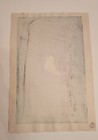 Original Kaoru Kawano Woodblock Art Girl and Bird — photo 2