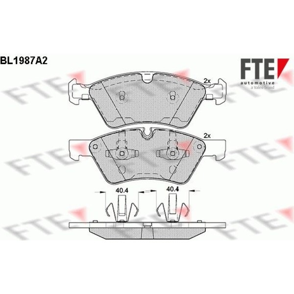 Fte 9010577 Bremsbelagsatz FüR Mercedes Benz E Klasse R Gl M G W463 W251 V251-image