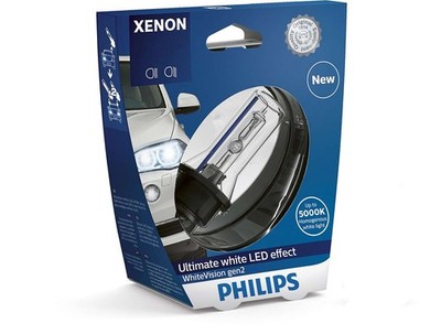   D2R 85V 35W P32d-3 WhiteVision Gen2 5000K Xenon Effect 1pc Philips  