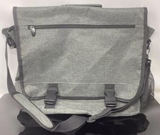 Messenger, Computer Business Bag by 4 Imprint. Gray