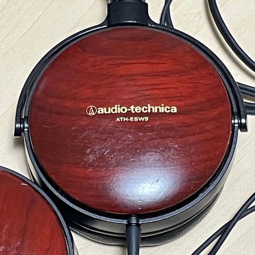 Audio-Technica ATH‑ESW9A On-Ear Headphones with Wood Cups - Picture 3 of 12