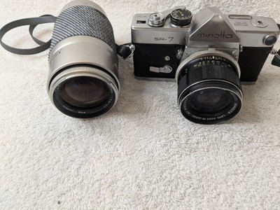 Vintage Minolta SR-7 Camera with Minolta 1:2.8 Lens And