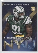 2014 Panini Super Bowl XLVIII New York Jets Sheldon Richardson #7 1v2