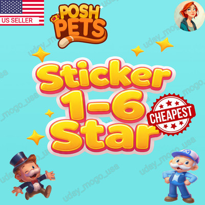 Mogo 1-6 STARS   All Sticker  Available - Cheap & FAST  