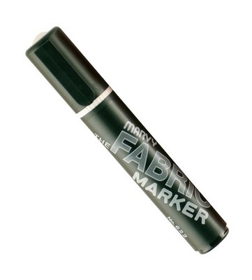 622-C-1 Marvy Broad Point Fabric Marker, Black