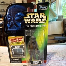 Star Wars Chewbacca Power of the Force Freeze Frame Boushh's Bounty 1998 Kenner