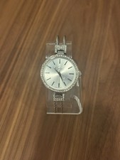Women s Kim Rogers Silver Tone Bracelet Band WristWatch