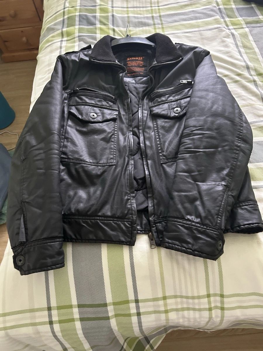 Chaqueta estilo militar Schott algodón encerado talla M