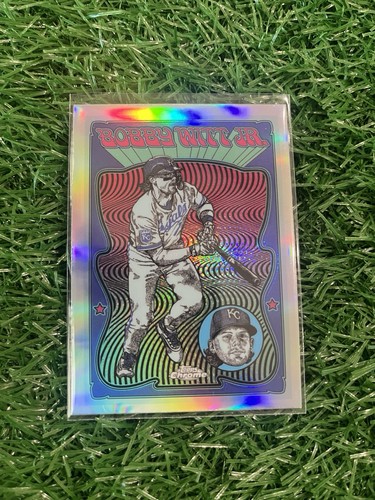 2025 Topps Chrome #UV-3 Bobby Witt Jr. SSP Ultra Violet Case Hit Royals Card - Picture 4 of 9